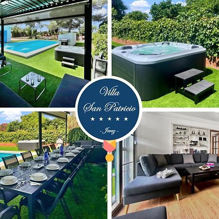Villa San Patricio I Piscina Privada I Jacuzzi Spa I Bbq I Ps5 I Aire Acon I 3000M2 I 5Min-Centro Jerez de la Frontera Exterior photo