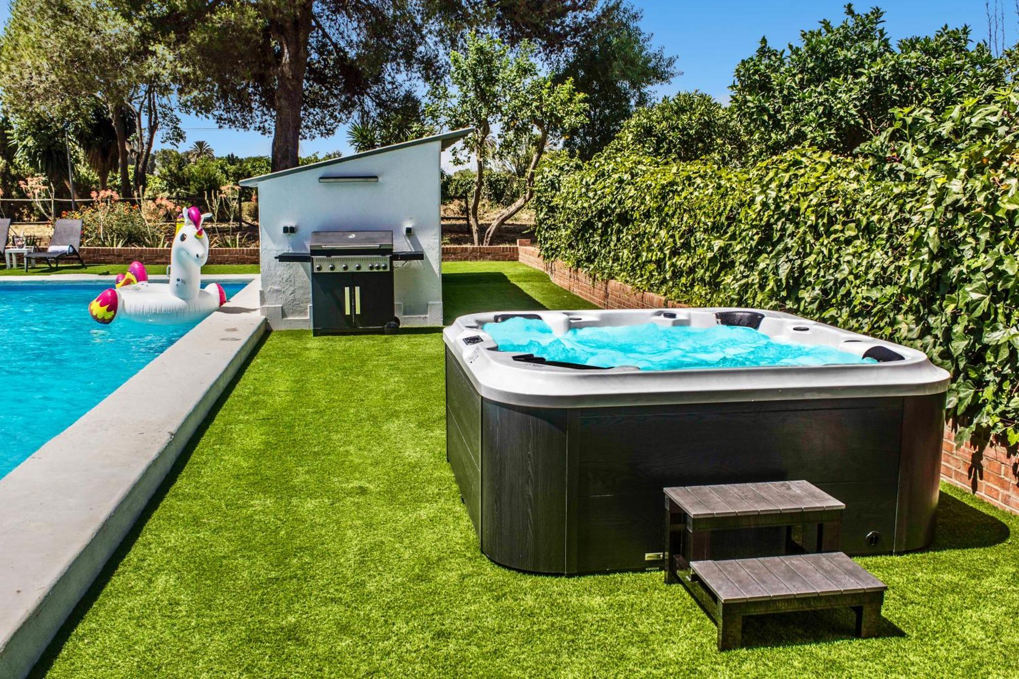 Villa San Patricio I Piscina Privada I Jacuzzi Spa I Bbq I Ps5 I Aire Acon I 3000M2 I 5Min-Centro Jerez de la Frontera Exterior photo