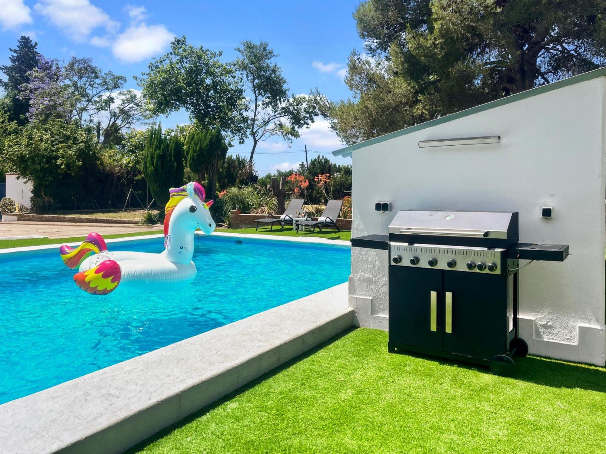 Villa San Patricio I Piscina Privada I Jacuzzi Spa I Bbq I Ps5 I Aire Acon I 3000M2 I 5Min-Centro Jerez de la Frontera Exterior photo